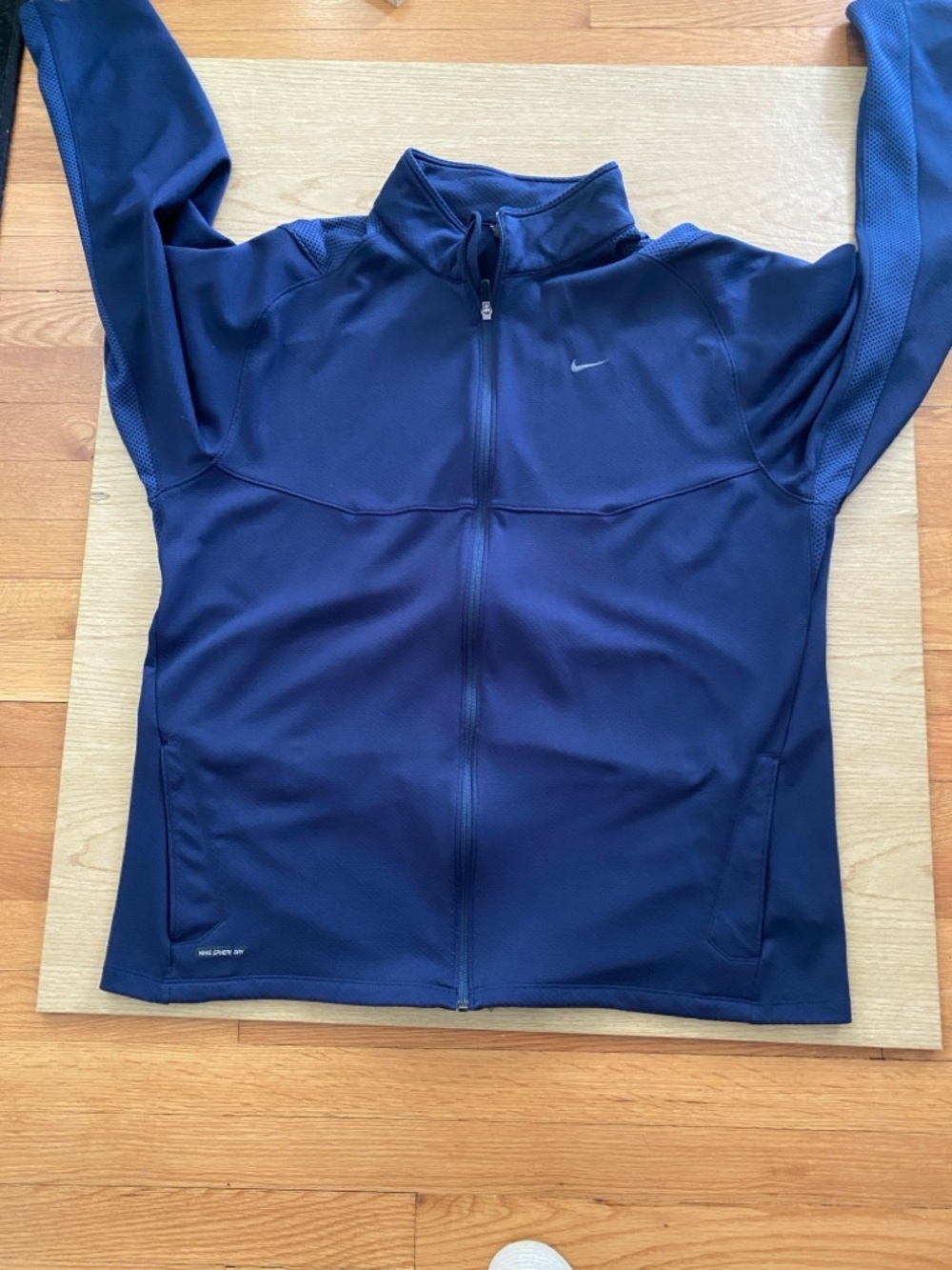 NIKE  Navy Full-Zip light weight Training Jacket XXL